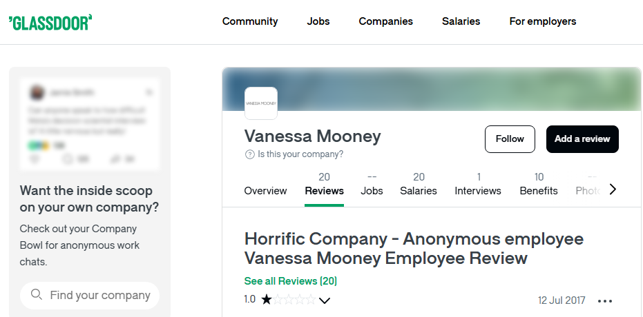 Vanessa Mooney Jewelry Review On Glassdoor