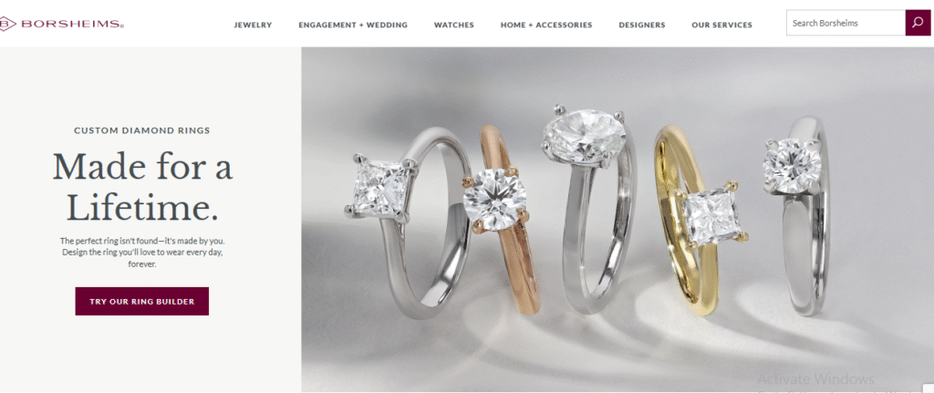Brosheims Website Homepage Image