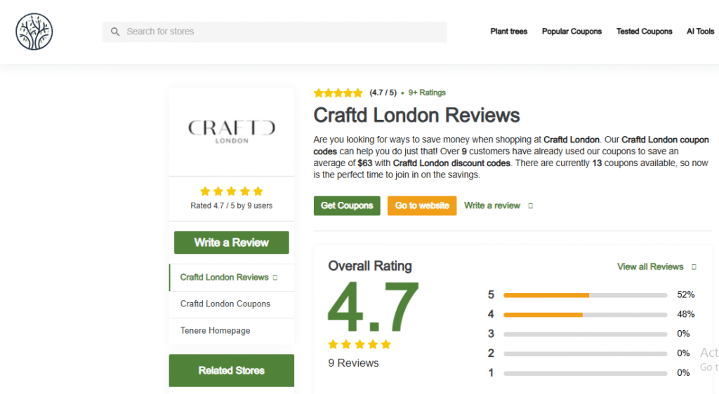 Craftd London Jewellery Review On TenereTeam