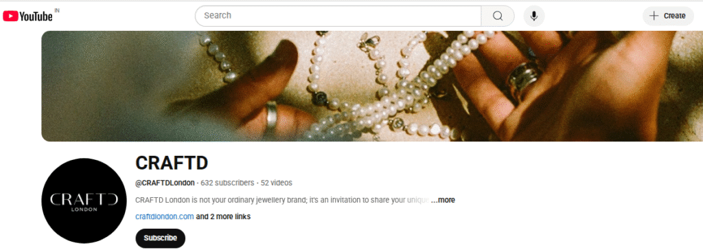 Craftd London Jewellery YouTube Channel