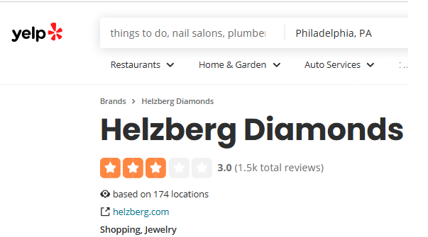 Helzberg Diamonds Review On Yelp