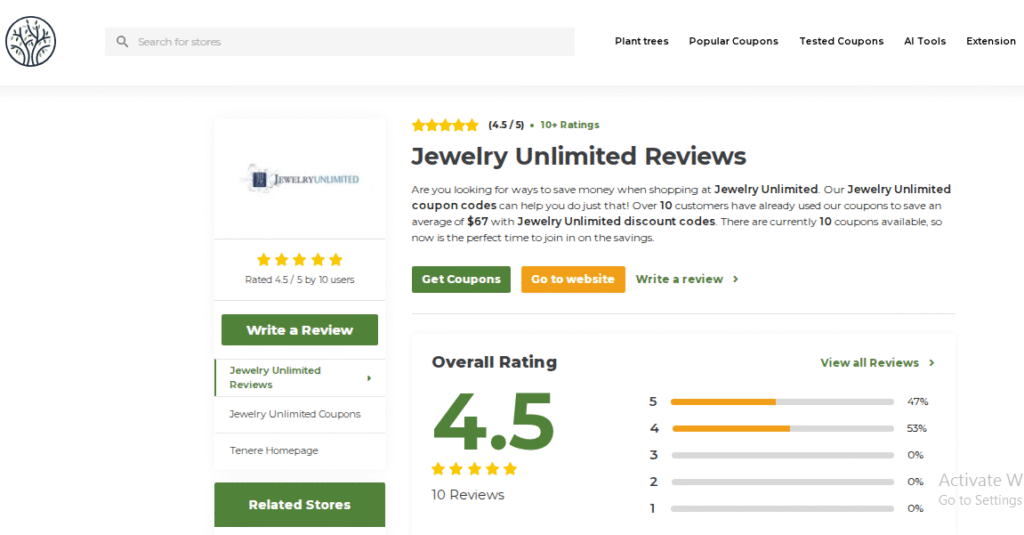 Jewelry Unlimited Review On TenereTeam
