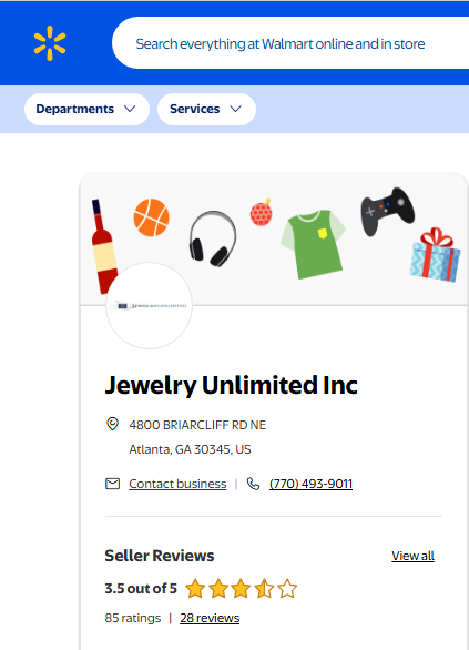 Jewelry Unlimited Review On Walmart