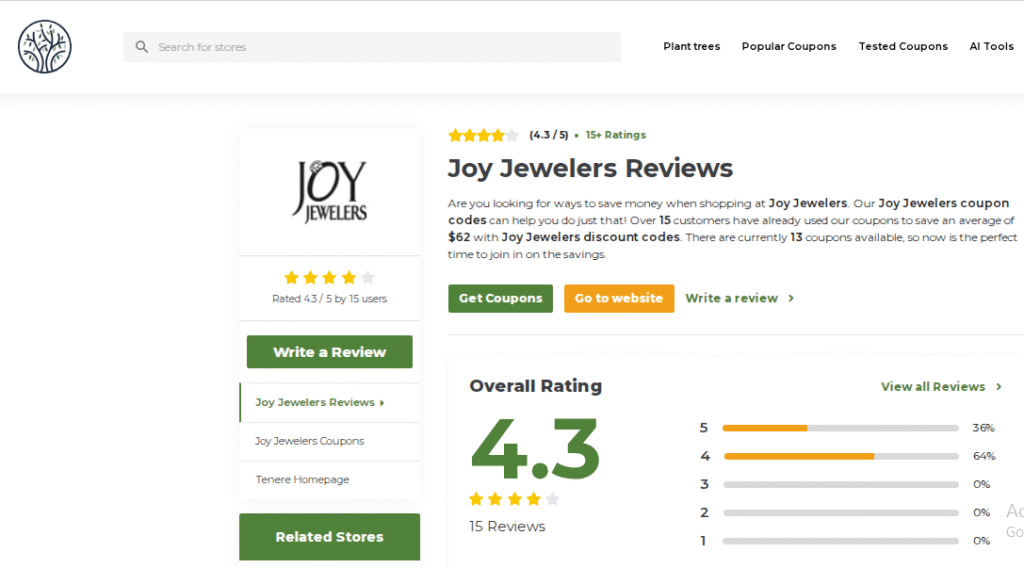 Joy Jewelers Review On TenereTeam