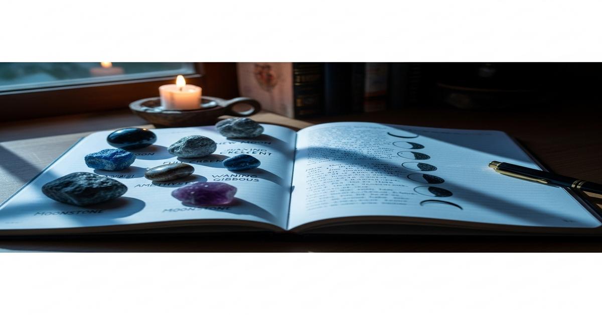 Moon-Journaling With Stones: A 30-Day Guide to Track Effects