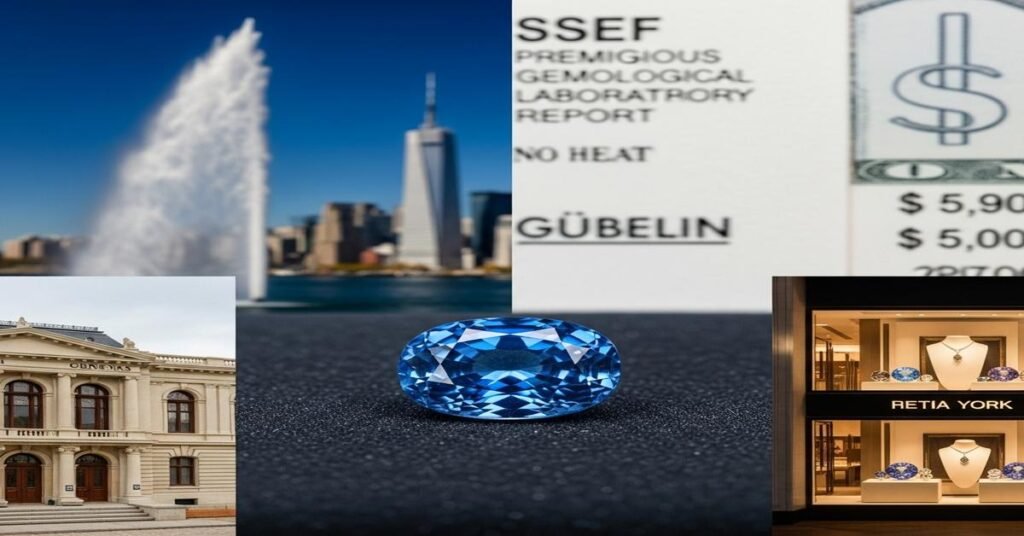 Unheated Sapphire Premiums: Are Geneva and New York Dealers Aligned?