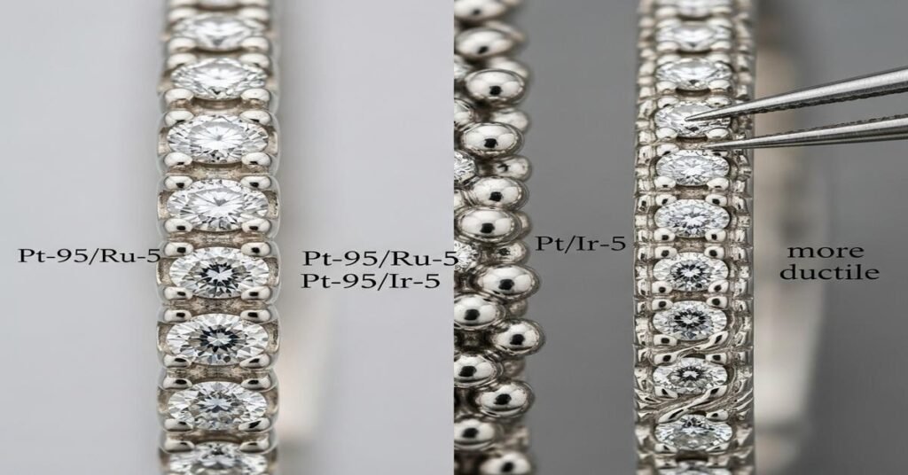 950 Pt/Ru vs Pt/Ir: US vs EU Alloys—Which Holds Micro-Pavé Better?