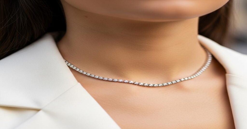 Tennis Necklace Lengths: Why 16 in Rules NYC but 40 cm Looks Right in Paris