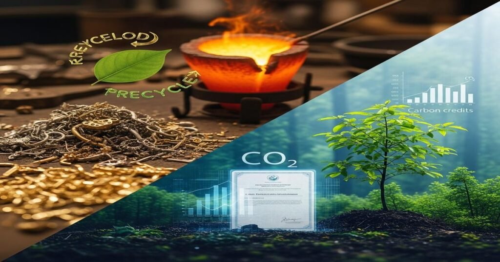 Recycled Gold vs Carbon Credits: Which Actually Cuts Your Footprint?