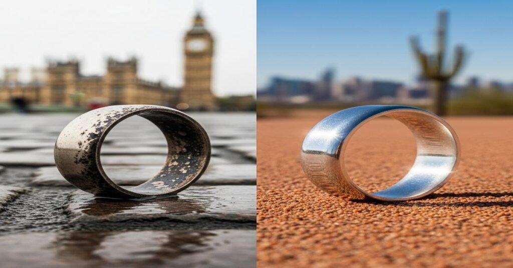 Sterling Turning Black in London but Not Phoenix? The Air Chemistry Angle