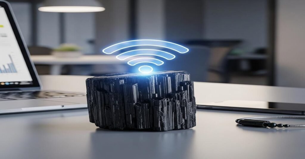 Black Tourmaline at the Office: Trend or Real EMF Shield?
