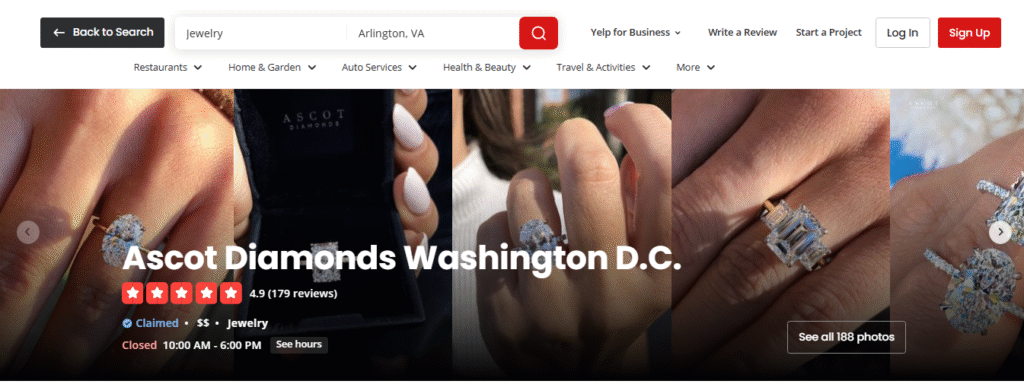 Ascot Diamonds Review On Yelp