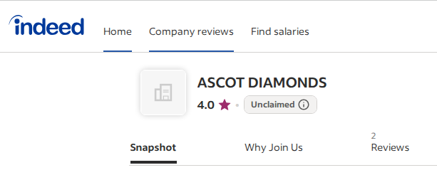 Ascot Diamonds Reviews On Indeed