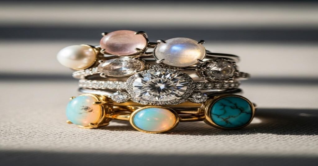 Does Diamond Overpower Softer Stones in a Stack?