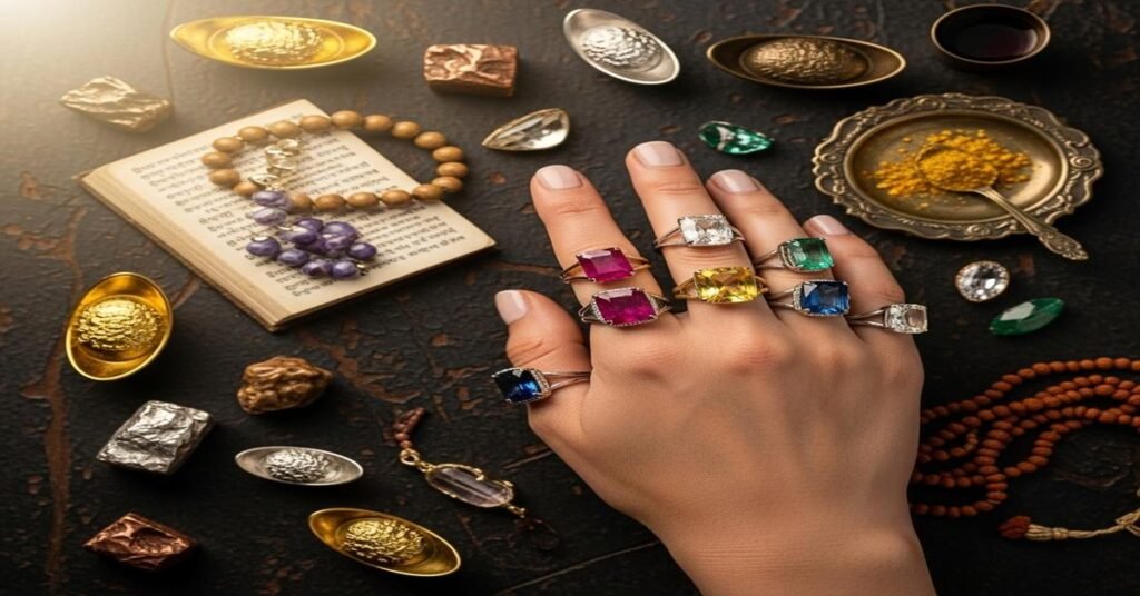 The Correct Way to Wear Gemstones: Which Metal, Finger, and Mantra to Use? Follow This Complete Vedic Guide for 100% Results.
