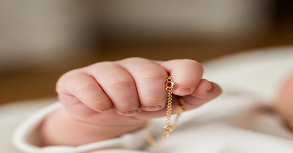 Jewelry for Newborns: Is It Safe to Put Gold and Silver on a Baby? The Pros, Cons, and Precautions You Must Take.
