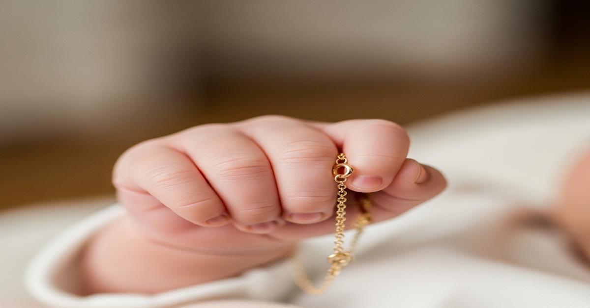 Jewelry for Newborns: Is It Safe to Put Gold and Silver on a Baby? The Pros, Cons, and Precautions You Must Take.