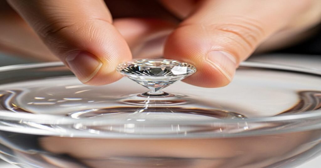The "Water Test" Myth: Stop Dropping Your Diamond in Water, It Doesn't Work! Here Are 3 Real Tests That Actually Prove Authenticity.