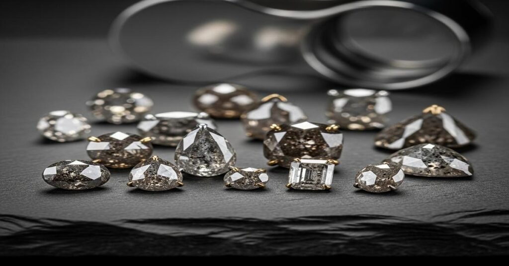 Salt and Pepper Diamonds: Are They a Trendy Treasure or Just Badly Included Stones? A Jeweler's Honest Opinion.