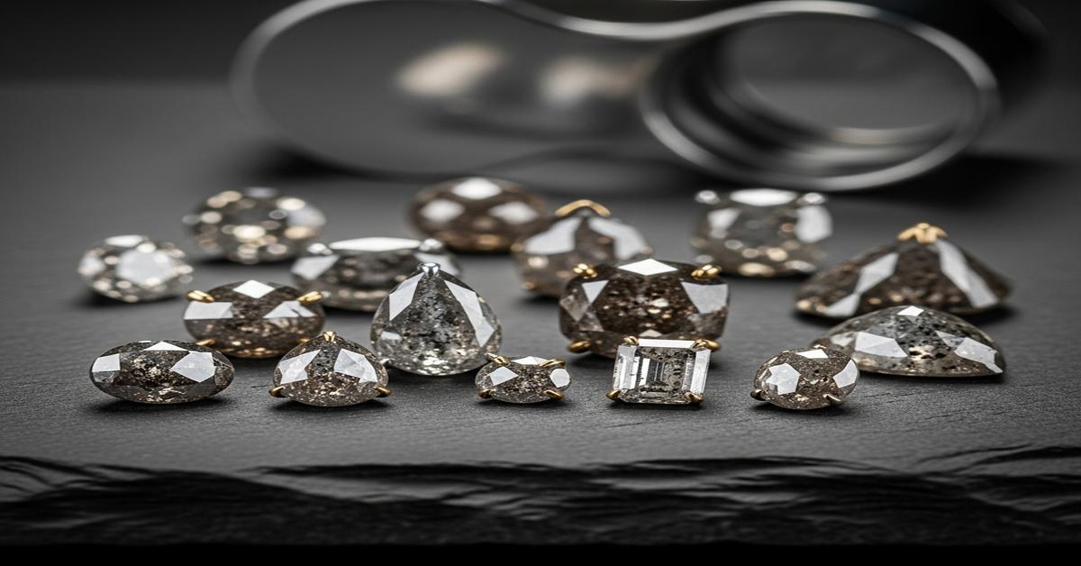Salt and Pepper Diamonds: Are They a Trendy Treasure or Just Badly Included Stones? A Jeweler’s Honest Opinion.
