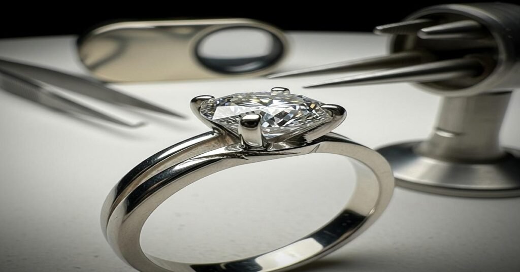 Engagement Ring Setting Dangers: That Trendy "Floating" Setting Will Drop Your Diamond, A Jeweler Explains the Most Secure Settings.