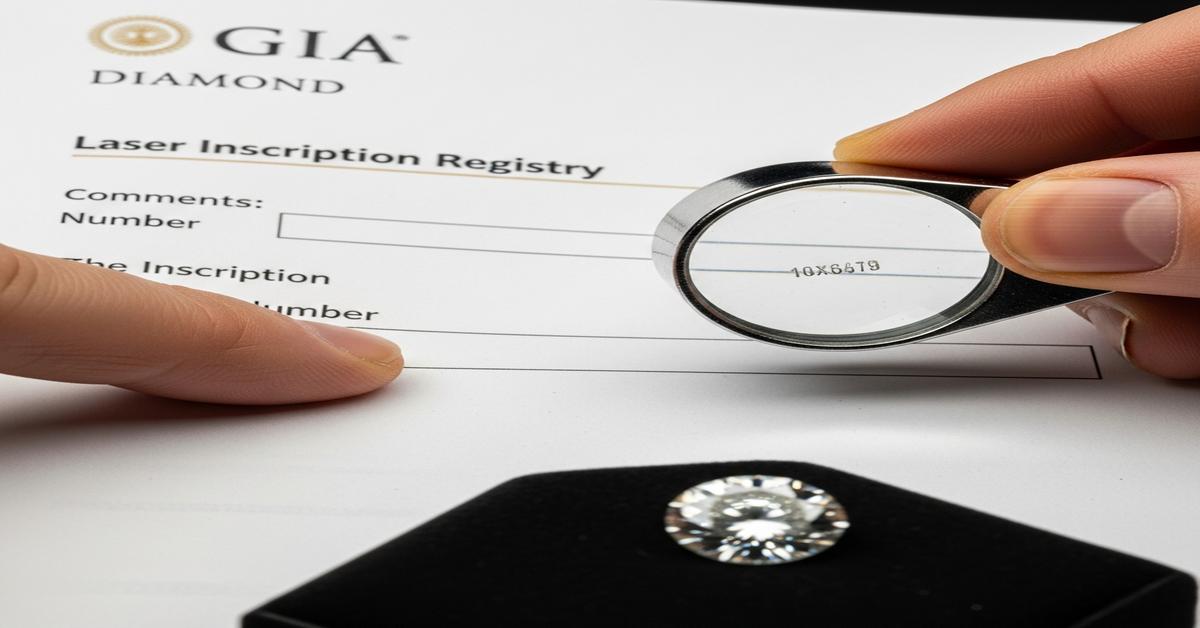 Reading a GIA Report: The “Laser Inscription” Is Your Only Proof, How to Use a Loupe to Confirm Your Natural Diamond.