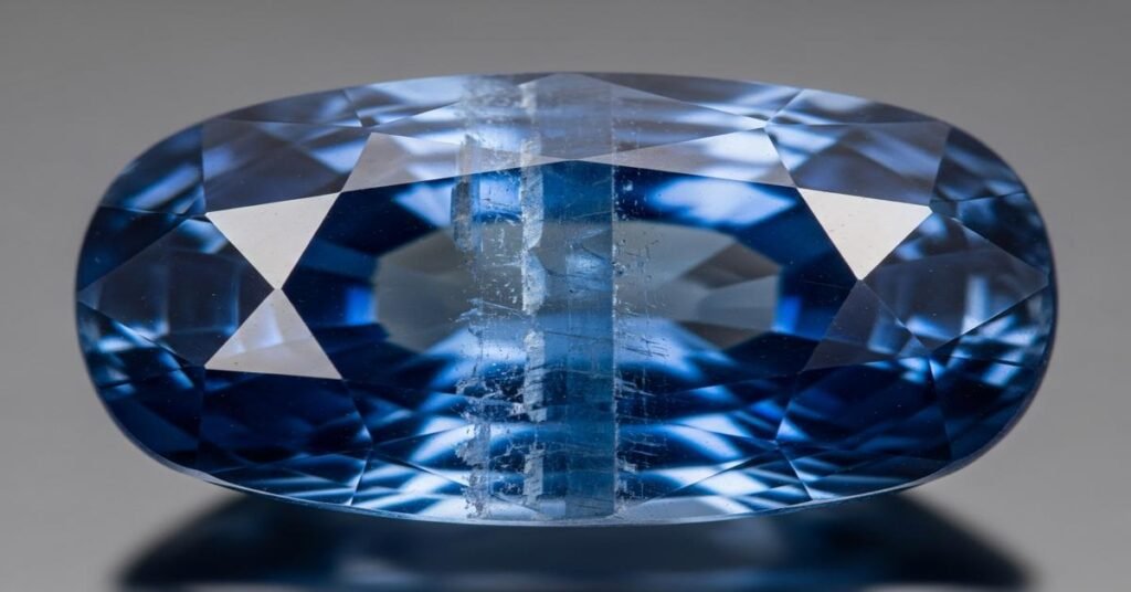 The Sapphire "Color Zoning" Test: A Natural Sapphire Has Uneven Color, A Lab-Grown Stone Is "Too Perfect," Here's How to See It.