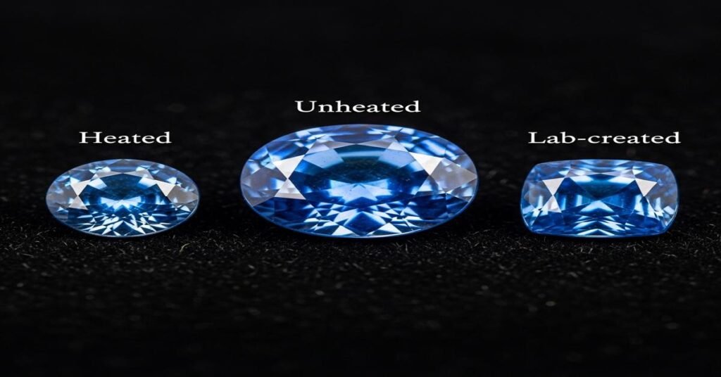 "Heated" vs. "Unheated" vs. "Lab": A Buyer's Guide to Sapphire, Why an Unheated Natural Is 100x More Valuable.