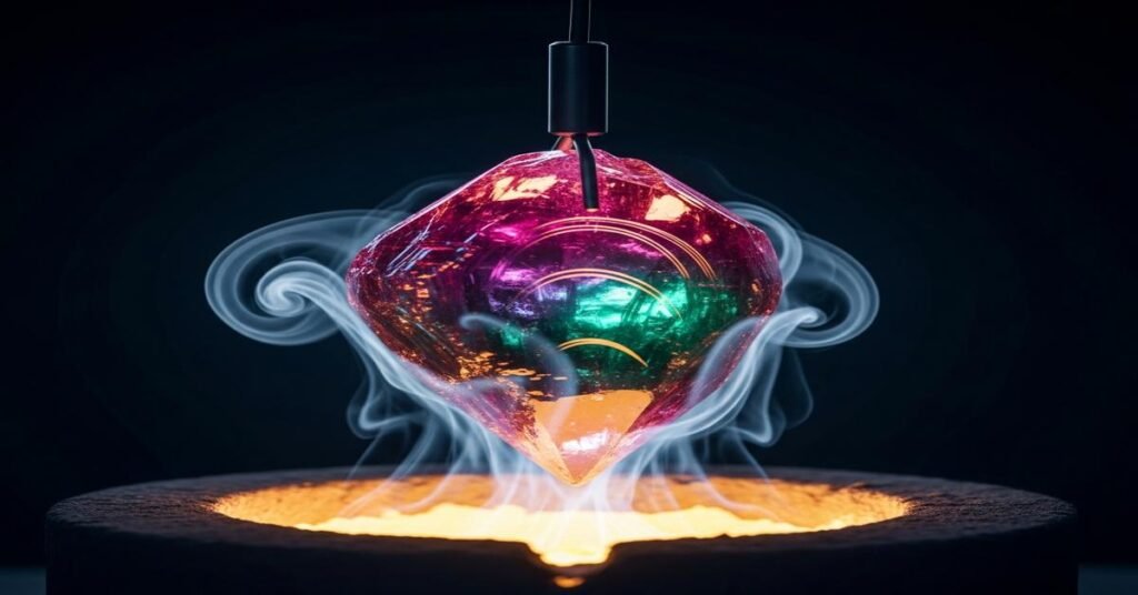 The "Pulled" Growth Method: How Czochralski-Grown Alexandrite Is Made, And the Microscopic Signs That Expose It.