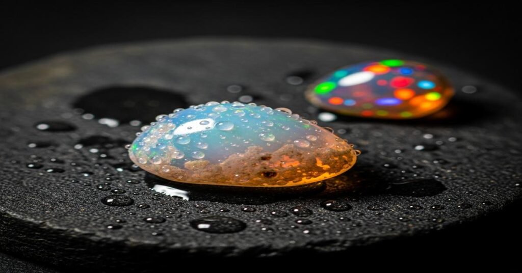 "Hydrophane" Opal Warning: Your Ethiopian Opal Absorbed Water and Lost Its Fire, Is It Damaged Forever? A Guide to Natural Opal Care.