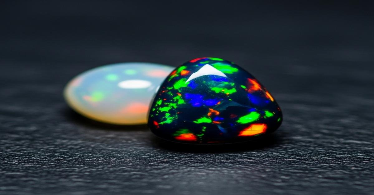"Smoked" Opals: The Deceptive Treatment That Turns a Worthless White Opal into an "Expensive" Black One, How to Spot It.